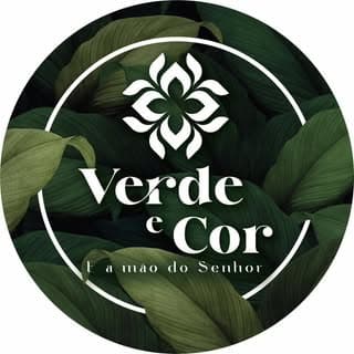Logótipo de Florista Verde E Cor — Comércio em Montijo
