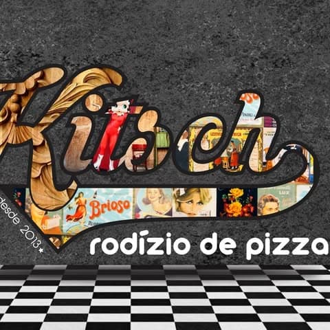 Logótipo de kitsch — Rodízio de Pizzas — Restauração em Montijo