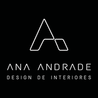 Logótipo de Ana Andrade — Design de Interiores — Imobiliário
